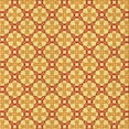 thumbnail image 1 of Ahgly Company Machine Washable Indoor Square Transitional Orange Red Orange Area Rugs, 4' Square, 1 of 7