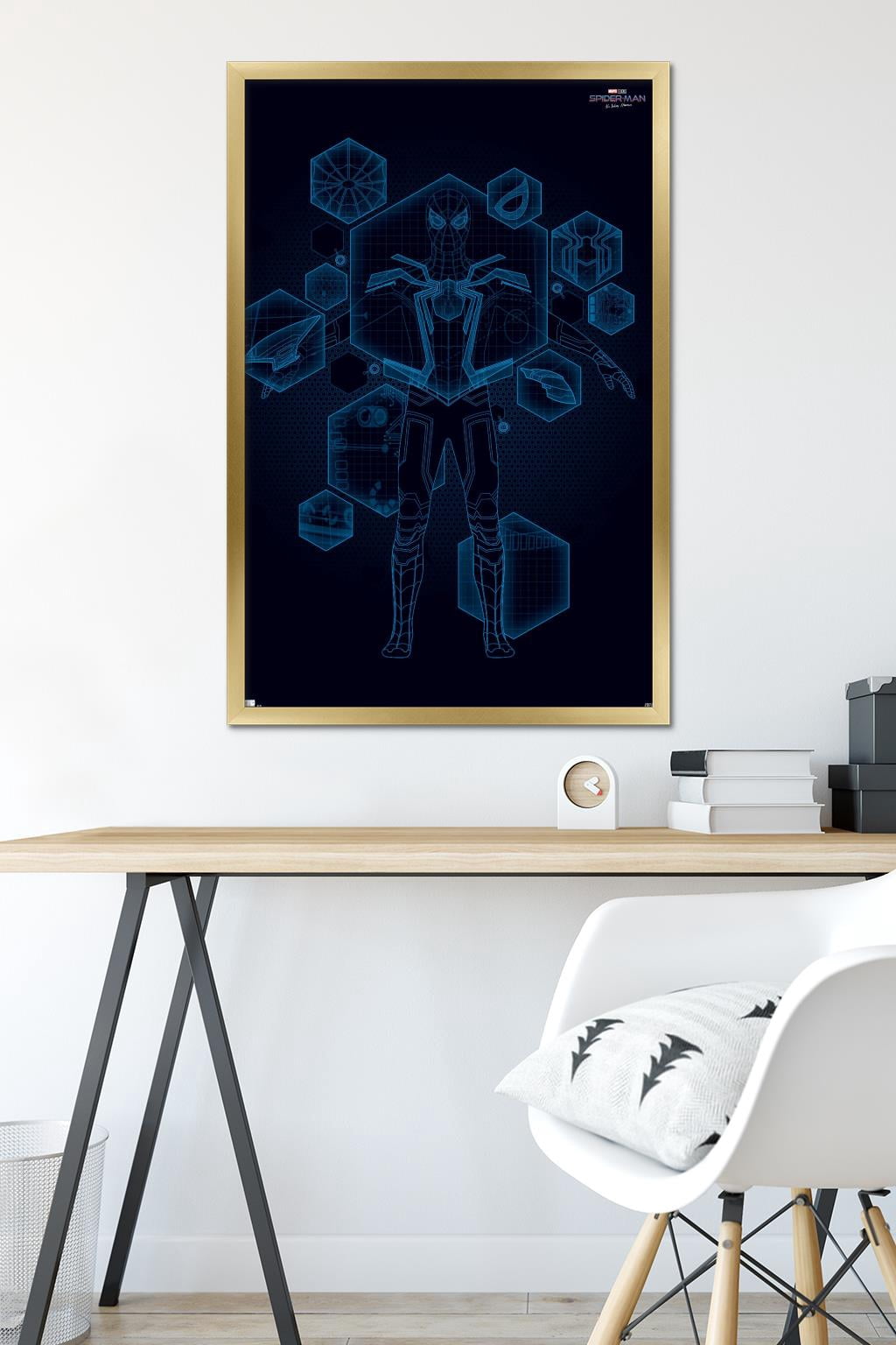 Marvel Spider-Man: No Way Home - Tech 24.25" x 35.75" Framed Poster, by Trends International