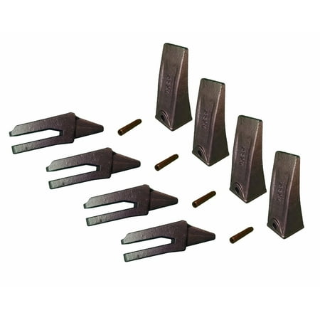 

4 - Mini Excavator Bolt On Shanks Bucket Teeth & Pins - X156L 6808770