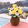 thumbnail image 3 of Planta en miniatura, casa de muñecas 1:12, clavel en miniatura, planta de decoración de casa de muñecas, decoración de casa de muñecas en miniatura, apariencia llamativa, 3 of 6