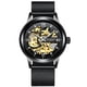 thumbnail image 5 of Reloj para hombre King Kong negro, reloj para hombre, resistente al agua, regalo de negocios coreano, reloj hueco con tourbillon, 5 of 6