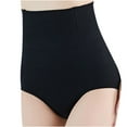 thumbnail image 2 of HUPOM Crotchless Panties Panties High Waist Casual Tie Seamless Waistband Black 2XL, 2 of 7