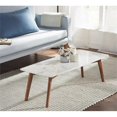 thumbnail image 2 of Mod-Arte Nero Rectangle Authentique Table Basse en Bois de Marbre en Blanc/noyer, 2 of 12