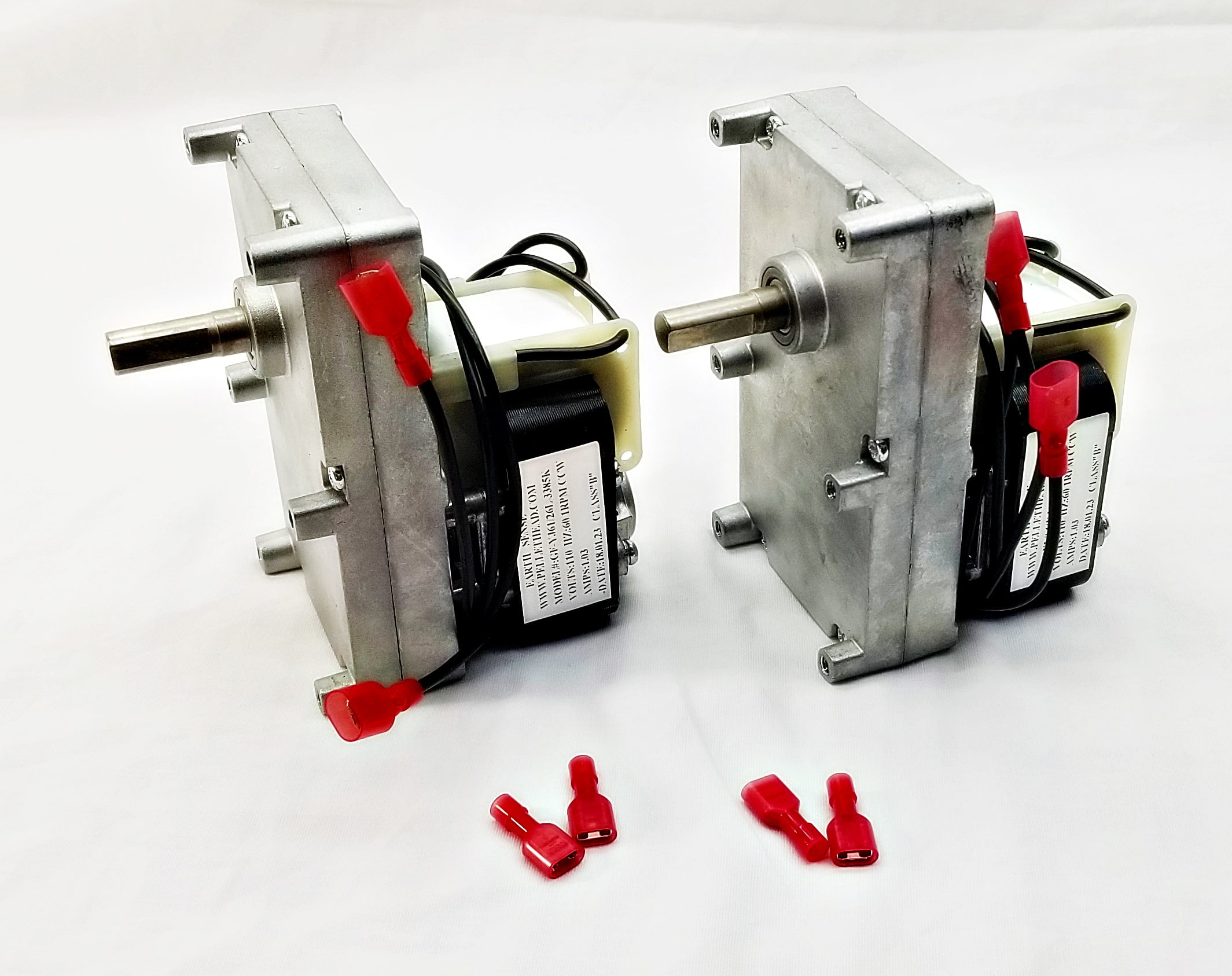 2 Pack Englander 1RPM Pellet Stove Auger Motor PU-047040 PH-CCW1 Top and Bottom Auger... by