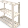 thumbnail image 4 of 3 Shelf Slatted Storage Unit White | Furniture Dash, 4 of 4