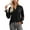 Black, variant on Womens Long Sleeve T Shirts Oversized V Neck Tshirts Loose Fit Casual Fashion Solid Color Ruffle Sleeve Tops Pink S