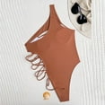 thumbnail image 5 of Lopeceal Sexy Women’s One Piece Swimsuit Cutout Lace Up One Shoulder Bathing Suit, 5 of 8