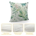 thumbnail image 4 of JEUXUS  Throw Pillow Covers  Watercolor Soft Sage Green Leaves Home Decor Pillowcases Square Cushion Covers for Sofa Bed Cuch, 4 of 5