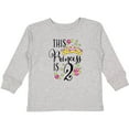 thumbnail image 3 of Inktastic This Princess is Two- Second Birthday Girls Long Sleeve Toddler T-Shirt, 3 of 5