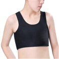 thumbnail image 1 of Fashion Compression Chest Binder Women Sleeveless Vest Solid Short Tank Tops, 1 of 1
