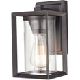 thumbnail image 6 of 4541-PBZ-Millennium Lighting-Wheatland - 1 Light Outdoor Wall Lantern-10.13 Inches Tall and 5.13 Inches Wide   Powder Coat Bronze Finish with Clear, 6 of 7