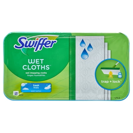 Swiffer Mop & Go Wet Refills, Fresh, 24 Count