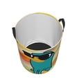 thumbnail image 3 of Perry The Platypus Laundry Hamper Cartoon Circular Foldable Basket With Handle, Clothes Books Toys Storage Organizer Bucket for Bedroom Bathroom, 3 of 8