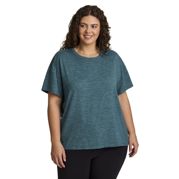 Reebok Women's Legacy Meet & Greet Performance Short Sleeve Top, Sizes XS-4X