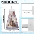 thumbnail image 7 of ZIATUBLE Wolf Snow Hanging Kitchen Towel with Hanging Loop Hand Drying Towels Easy to Clean Hand Towels for Bathroom Lightweight Kitchen Hand Towels and Washcloths Home Decor, 7 of 7