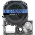 thumbnail image 4 of Epson LABELWORKS 212MTBBPX-4.9 - Black on Blue Magnetic Label Maker Tape - 1/2" (12MM) Wide, 4.9 ft, 4 of 9