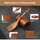 thumbnail image 3 of Set de utensilios de cocina KLYRO de madera de teca, 5 piezas, antiadherentes, 3 of 7
