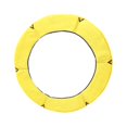 thumbnail image 1 of facefd Trampoline Replacement Pad Safety Padding Spring Cover Yellow Spring Cover 1.5m, 1 of 9
