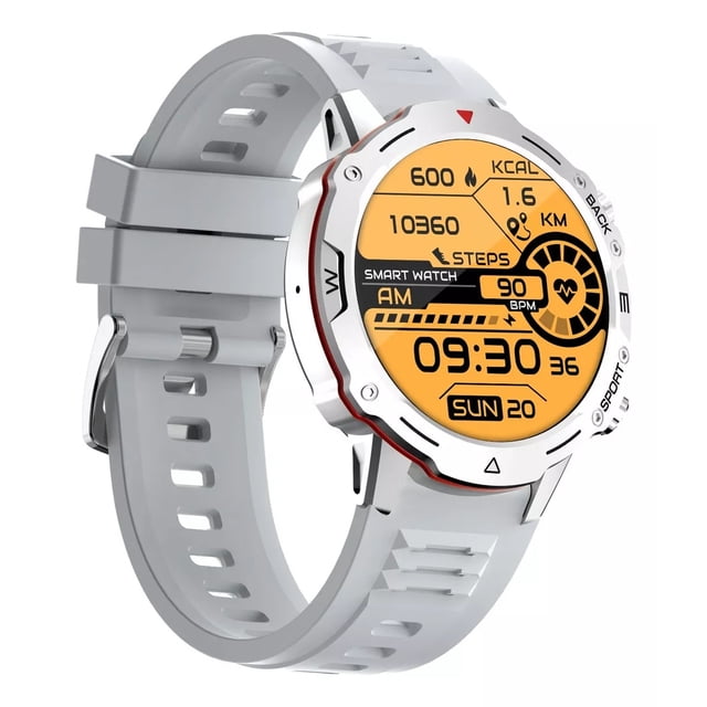 Reloj Inteligente Smartwatch G102 Fralugo De Lujo Hr Bp Spo2 Gris Fralugio Sport