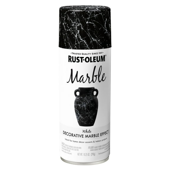 Rust-Oleum 372484 Specialty Marble Spray Paint, 10.25 oz, Black
