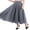 Grey, variant on Franhais Women Mesh Skirt Solid Multilayer Pleated High Waist Lace Long Tulle Skirts for Wedding Party