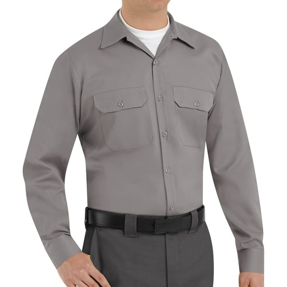 Red Kap Men's Long Sleeve Utility Uniform Shirt