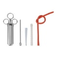 thumbnail image 1 of Kit de Enema de acero inoxidable de 60ml para limpieza de Colon, herramienta limpiadora Anal reutilizable, Enema limpiador de ducha higiénico, 1 of 10