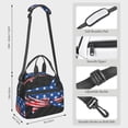 thumbnail image 4 of Honeii Shark With USA Flag for Insulated Lunch Box, Lunch Bag Lunch Cag for Both Genders with An Adjustable Shoulder Strap, 4 of 5