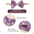 thumbnail image 4 of Fmeeah Toddler Girl Clothes Baby Girls Outfits 6M-5T Summer Floral Print Shirt+Shorts+Headband 3pcs Baby Clothing, 4 of 11