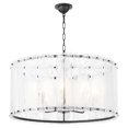 thumbnail image 5 of Quorum International 8575-8 Prestige 8 Light 30" Wide Pendant - Black, 5 of 5