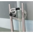 thumbnail image 3 of Stainless Steel Safety Cable, Double Loop Braided Steel Cable Flexible Lock Cable Lock U-Lock, Padlock, Transparent Wire Rope, 3 of 5