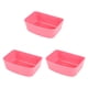 thumbnail image 1 of 3 cuencos colgantes para jaulas de mascotas, cuencos para perros y gatos, bebederos y comederos multifuncionales. Rosa, 1 of 9