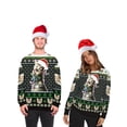 thumbnail image 6 of hirigin Women Men Christmas Sweatshirt, Long Sleeve Crew Neck Cat Print Casual Pullover Tops, 6 of 7