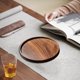 thumbnail image 5 of Bandeja de almacenamiento para tazas de té, bandeja de madera para té seco, soporte para dulces y frutas, diseño plegable de 2 niveles, base de madera, almacenamiento portátil, para, 5 of 8