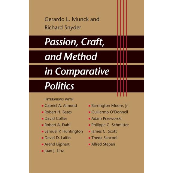 Passion, Craft, and Method in Comparative Politics, (Paperback)