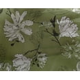 thumbnail image 4 of oneOone Georgette Viscose Light Green Fabric Florals Fabric For Sewing Printed Craft Fabric By The Yard 42 Inch Wide, 4 of 4