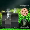 thumbnail image 3 of lanema Dual Bio Sponge Filter for Betta Fry Aquarium Fish for Tank Quartz Ball 3 Options Ultra Quiet Submersible Fish for Tank, 3 of 16