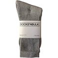thumbnail image 2 of Yacht & Smith 12 Pairs of Women's Classic Crew Socks with Full Cushion Cotton Blend, Sock Size 9-11 (Gray), 2 of 4