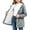 Gray, variant on Trikvn Girls Sherpa Lined Windbreaker with Drawstring Waist and Pockets Hooded Fleece Lined Rain Jacket Mid Length Waterproof Warm Anorak for Fall Winter Daily Outdoor Camping 4-15Y