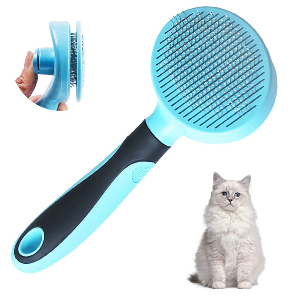 Cat Shedding Brushes Self-Cleaning Cat Brush For Shedding – Deshedding ...