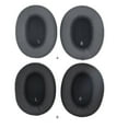 thumbnail image 4 of Kearding 1 par de almohadillas para los oídos Cojín de cuero Esponja transpirable Reemplazo de la cubierta de los auriculares para ATH-SR9 Accesorios Type3 NO3, 4 of 6