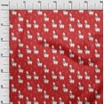 thumbnail image 2 of oneOone Cotton Poplin Candy Red Fabric Sheep & Candy Stick Cartoon Sewing Fabric By The Yard Printed Diy Clothing Sewing Supplies 56 Inch Wide, 2 of 4