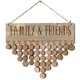 thumbnail image 1 of Tablero de la cuenta regresiva de madera Plata de calendario natural elegante ambiente cálido decoración de la pared artesanías para la boda regalos de fiesta de la boda JM01092 tholdsy HA011602-06, 1 of 7