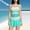 #250325A35 Green, variant on CaiJunJia Womens Tankini Swimsuits Tummy Control Bathing Suits Two Piece Tankini Top with Swim Dress for Women