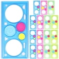 thumbnail image 1 of Shisuyan Pupil Drawing Stencils Assorted Color Plastic 12Pcs 7.9x4.3In, 1 of 8