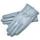 thumbnail image 2 of Minnieouse 1 par de guantes de mujer de cuero de terciopelo de invierno cálido guante para clima frío calentador de manos ciclismo montar guantes y mitones gris azul oscuro, 2 of 6