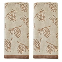 SKL HOME PINECONE JACQUARD 2 PC HAND TOWEL