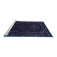 thumbnail image 2 of Ahgly Company Machine Washable Indoor Rectangle Persian Blue Traditional Area Rugs, 2' x 4', 2 of 4