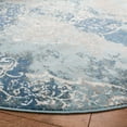 thumbnail image 3 of SAFAVIEH Aria Rosaline Oriental Area Rug, Light Blue/Ivory, 6'5" x 6'5" Round, 3 of 8
