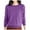 A-Dark Purple96, variant on Bibifish Womens Sweaters Loose Long Sleeve Solid Color Knitted Sweater Low Cut Round Neck Lightweight Pullover Basic Tops For Ladies